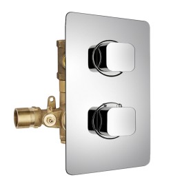 Single Lever Concealed Thermostatic Diverter One Outlet